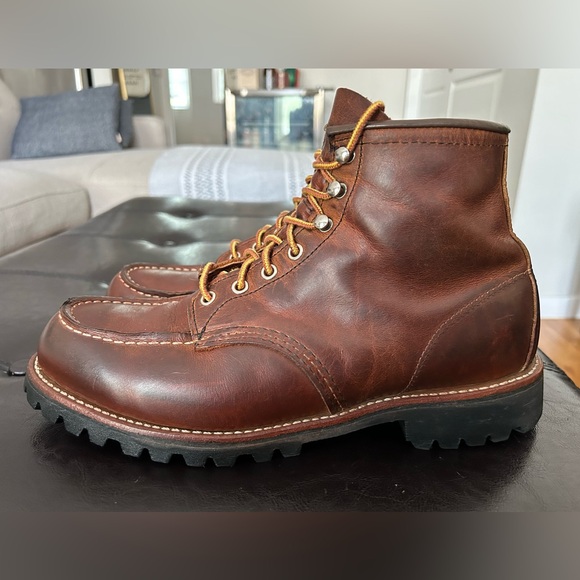 Red Wing Roughneck Boots in Brown - Picture 4 of 5